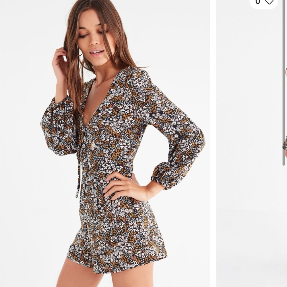 The Fifth Label Jeanne Tie-Front Romper